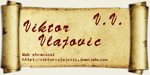 Viktor Vlajović vizit kartica